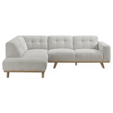 Aiden & Ivy, Seccional Fijo de Tela de 2 Piezas Aiden & Ivy, Seccional Fijo de Tela de 2 Piezas