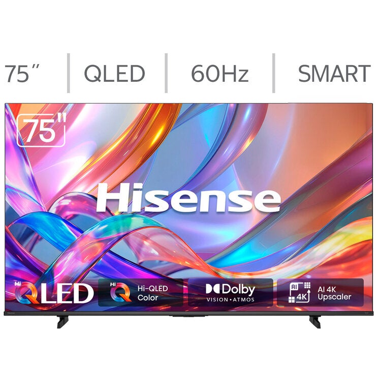 Hisense Pantalla 75" HI-QLED 4K Fire TV 75QD6SFM Hisense Pantalla 75" HI-QLED 4K Fire TV 75QD6SFM