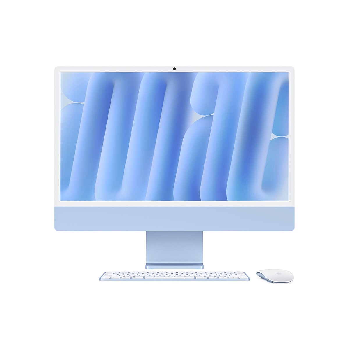 Apple iMac 24" 512GB 4.5K Chip M4 Azul CPU de 10 Núcleos GPU de 10 Núcleos Memoria Unificada de 16GB