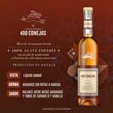 Mezcal 400 Conejos Añejo 700ml