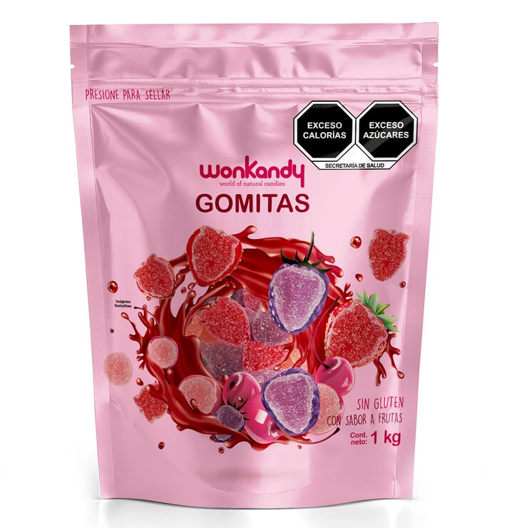 Wonkandy Gomitas con Sabor a Frutas 1 kg