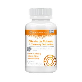 HealthAddiction Citrato De Potasio 120 Cápsulas HealthAddiction Citrato De Potasio 120 Cápsulas