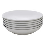 Crown Baccara Juego de 6 Platos Hondos de Porcelana Crown Baccara Juego de 6 Platos Hondos de Porcelana