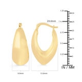 Arracadas 'V', Oro Amarillo 14K Arracadas 'V', Oro Amarillo 14K