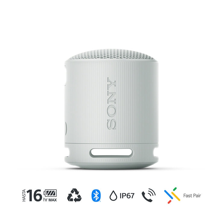 Sony SRS-XB100 Bocina Inalámbrica Portátil Gris Sony SRS-XB100 Bocina Inalámbrica Portátil Gris