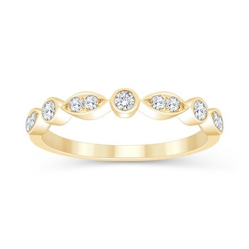 Anillo, Diamantes 0.23ctw, Oro Amarillo Anillo, Diamantes 0.23ctw, Oro Amarillo