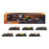 Colección Autos de Carreras F1 Escala 1:43 Paquete de 6 Piezas, Varios Modelos Colección Autos de Carreras F1 Escala 1:43 Paquete de 6 Piezas, Varios Modelos