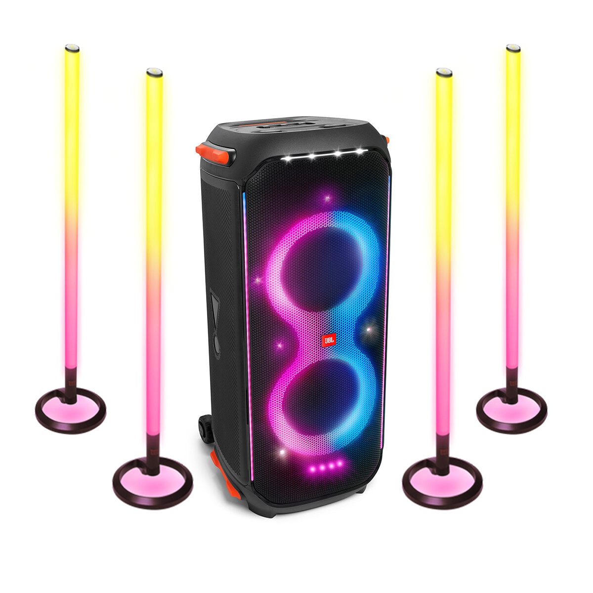 JBL Partybox 710 + 4 Partylight Bocina Bluetooth y Barras de Luz