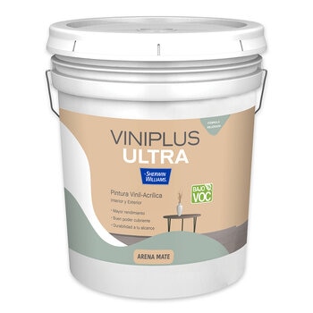 viniplus, pintura arena viníl-acrílica, 19l