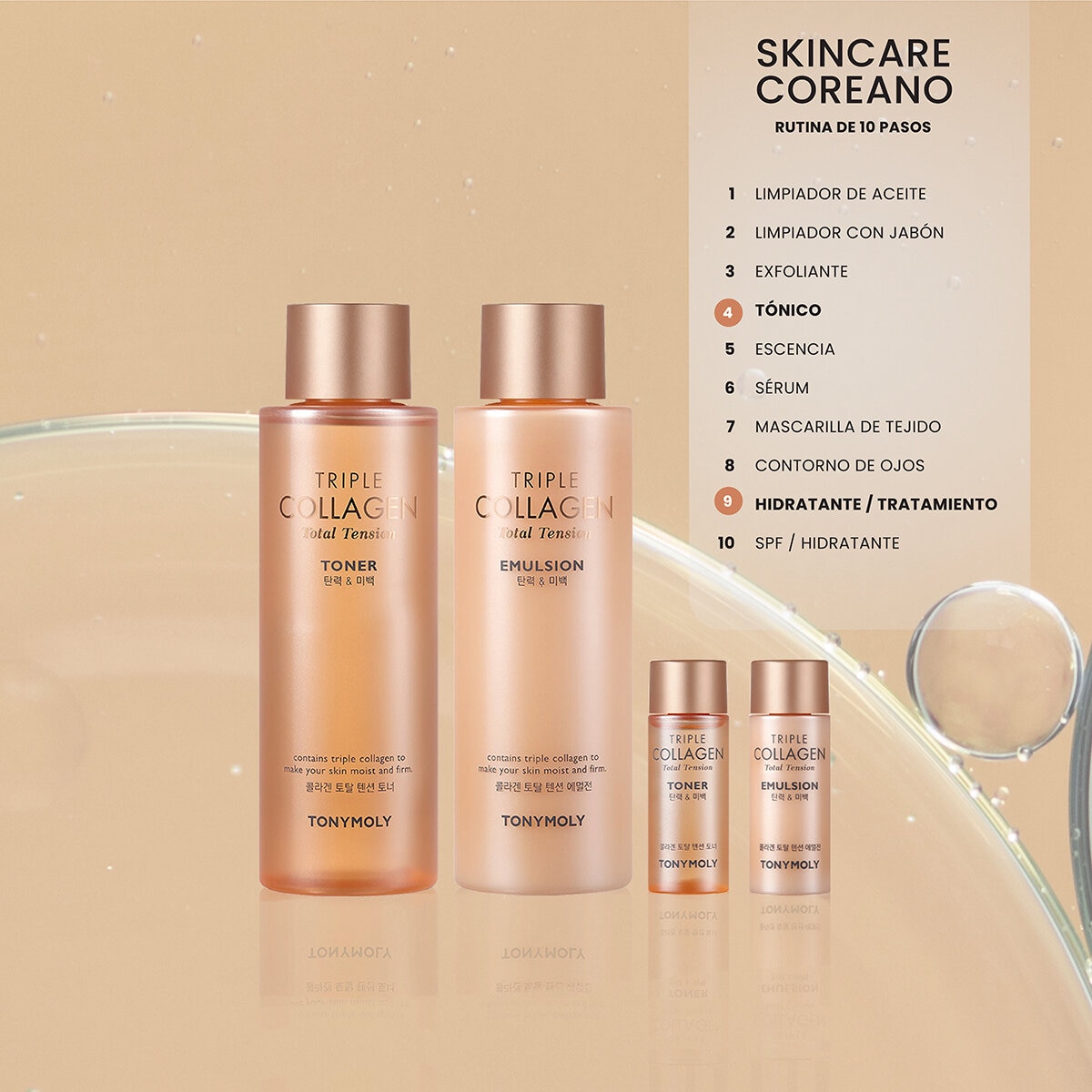 Tony Moly Set Triple collagen Total Tension Tony Moly Set Triple collagen Total Tension