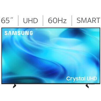 samsung pantalla 65" crystal uhd smart tv