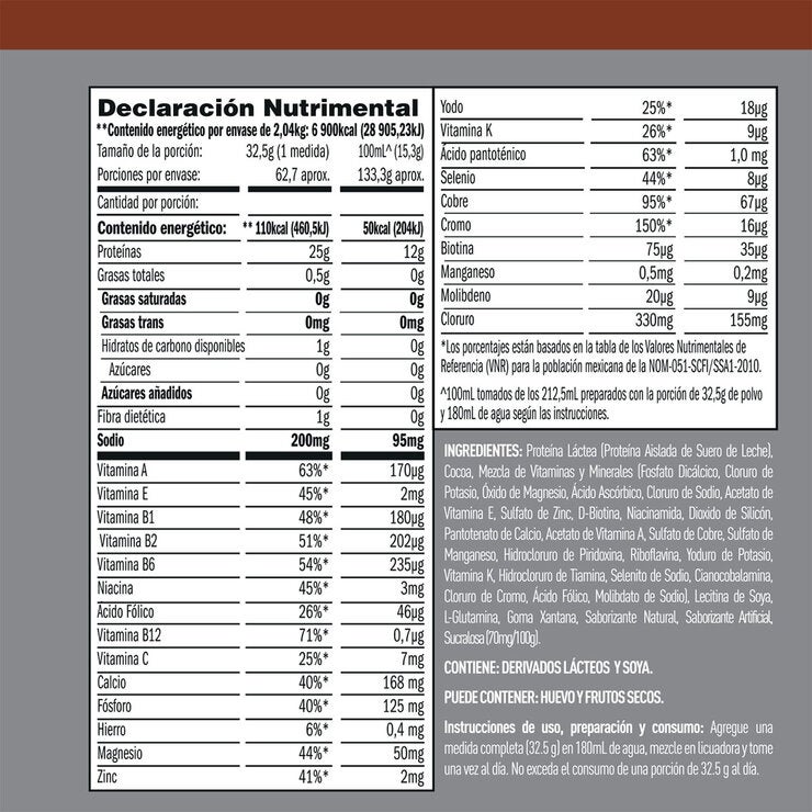 Isopure Proteína en Polvo Sabor Chocolate 2 kg Isopure Proteína en Polvo Sabor Chocolate 2 kg