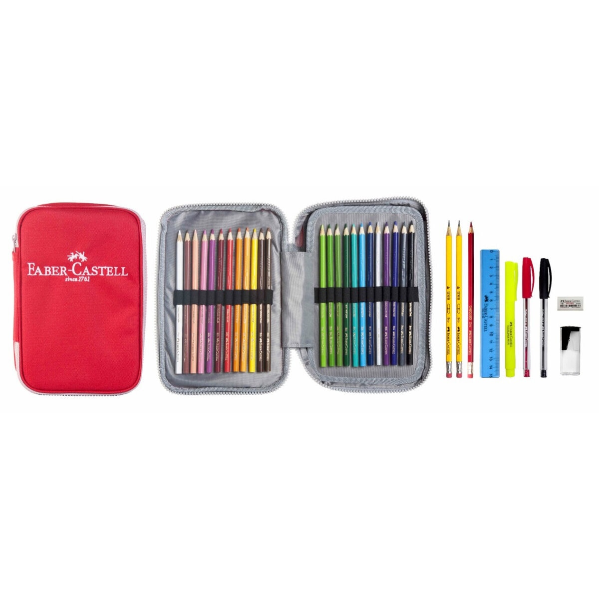 Faber-Castell Estuche Escolar 34 Piezas Faber-Castell Estuche Escolar 34 Piezas