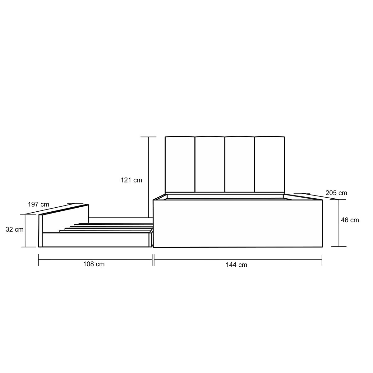 Skanor Muebles, Fosso, Base Doble Skanor Muebles, Fosso, Base Doble