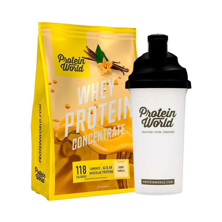 Protein World Whey Proteína en Polvo Sabor Vainilla 900 g Protein World Whey Proteína en Polvo Sabor Vainilla 900 g