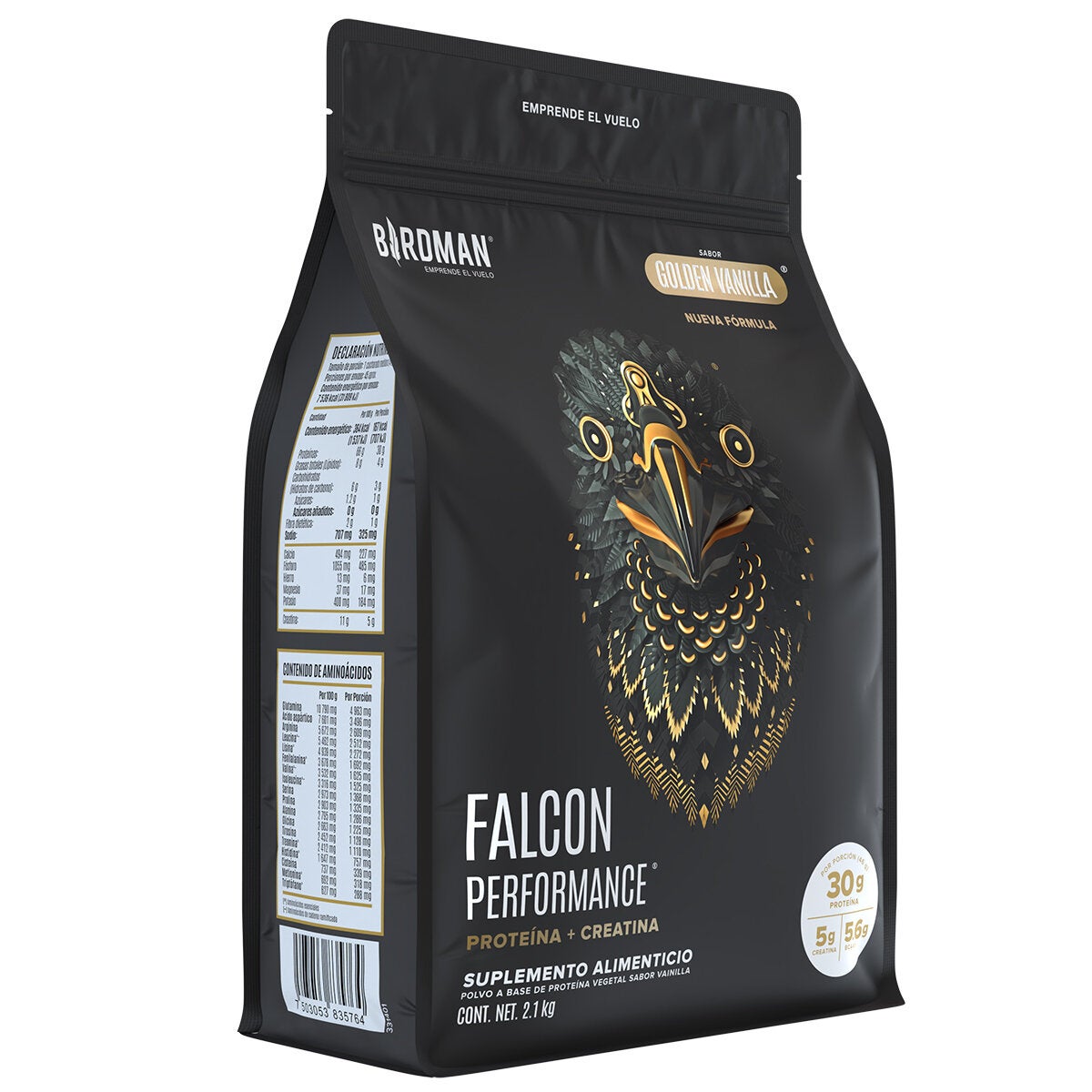 Birdman Falcon Performance Proteína Vegetal Sabor Vainilla 2.1 kg Birdman Falcon Performance Proteína Vegetal Sabor Vainilla 2.1 kg