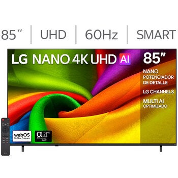 LG Pantalla 85" Nano UHD 4K Smart TV LG Pantalla 85" Nano UHD 4K Smart TV