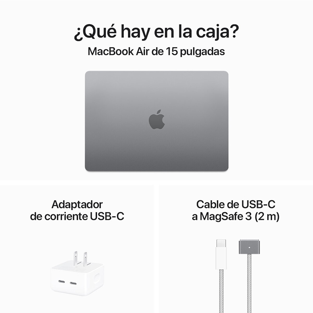 Apple MacBook Air 15" Chip M3 512GB Gris Espacial