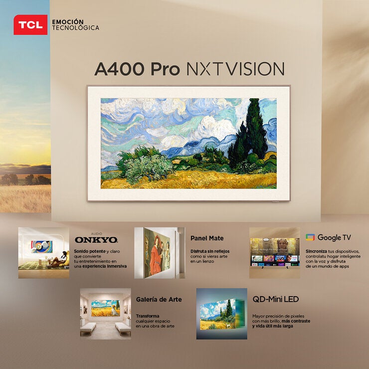 TCL Pantalla 75" QLED 4K NXTVISION Google TV TCL Pantalla 75" QLED 4K NXTVISION Google TV