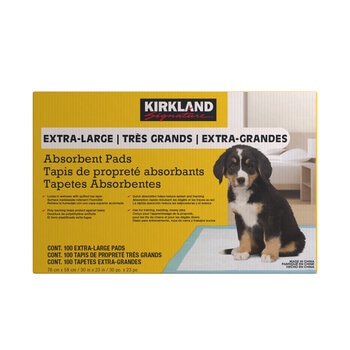 Kirkland Signature Tapetes Absorbentes Extra Grandes para Perro 100 pzas