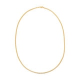 Collar, Oro Amarillo de 14kt, 50.8cm