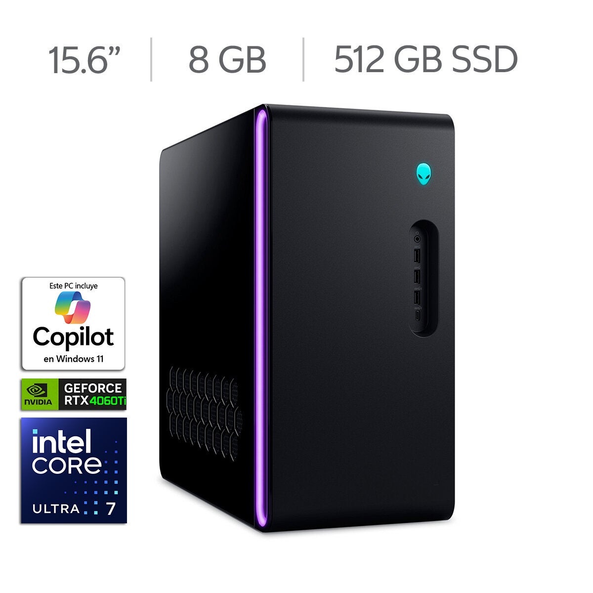 DELL Alienware ACT 1250 Desktop Gaming Tower NVIDIA GeForce RTX 4060 Ti Intel Core Ultra 7 32GB 1TB SSD DELL Alienware ACT 1250 Desktop Gaming Tower NVIDIA GeForce RTX 4060 Ti Intel Core Ultra 7 32GB 1TB SSD