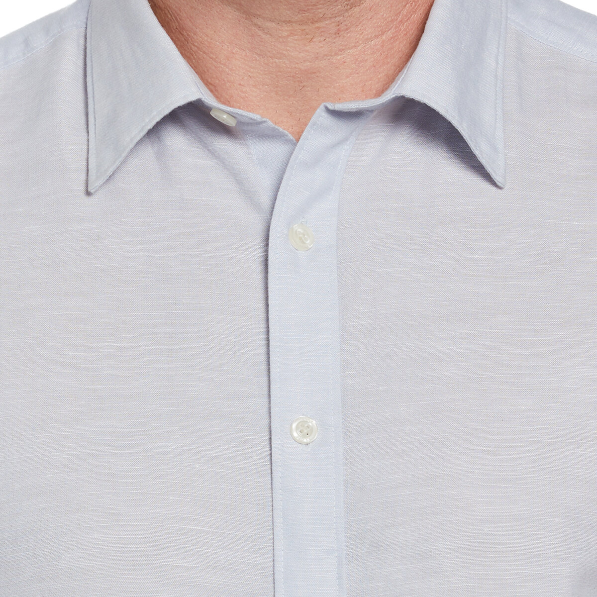 Perry Ellis Camisa para Caballero Azul Mediana