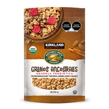 kirkland signature granola orgánica granos ancestrales 1 kg