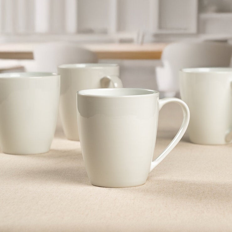 Crown Baccara Juego de 6 Tazas de Porcelana Crown Baccara Juego de 6 Tazas de Porcelana