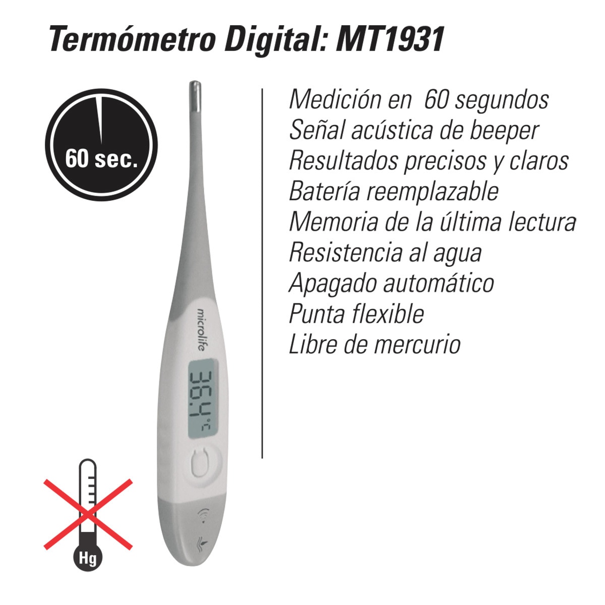 Microlife Term Metro De Punta Mt Digital Costco M Xico