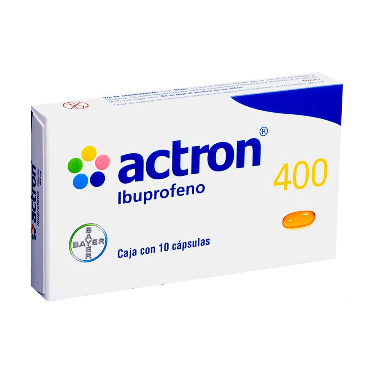 Actron 400 mg 10 Cápsulas