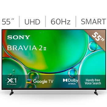 sony pantalla 55" bravia ii uhd 4k google tv