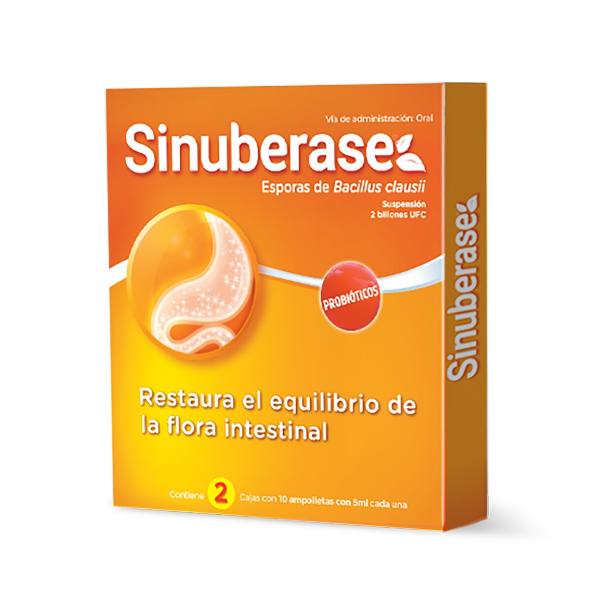 Sinuberase suspensión 2 Billones UFC 2 Cajas con 10 Ampolletas Sinuberase suspensión 2 Billones UFC 2 Cajas con 10 Ampolletas