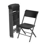 Lifetime, Sillas Plegables 4 Pack, Color Negro Lifetime, Sillas Plegables 4 Pack, Color Negro