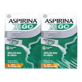 Aspirina Go Sabor Naranja 2 Cajas con 10 Sobres c/u Aspirina Go Sabor Naranja 2 Cajas con 10 Sobres c/u
