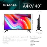 Hisense Pantalla 40" FHD Smart TV