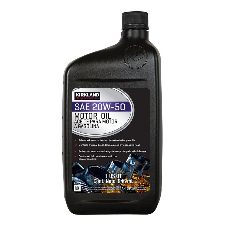 Kirkland Signature Aceite para Motor 20W50, 12/1qt , 84 cajas Kirkland Signature Aceite para Motor 20W50, 12/1qt , 84 cajas