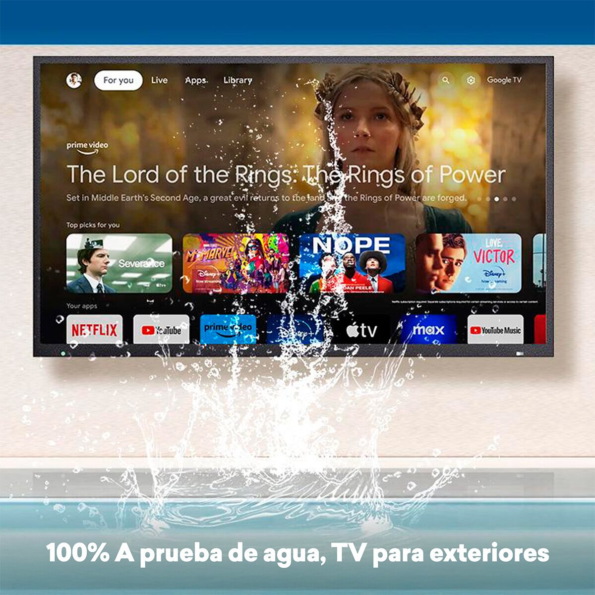 Sylvox Pantalla Outdoor 65" UHD 4K Google TV Sylvox Pantalla Outdoor 65" UHD 4K Google TV