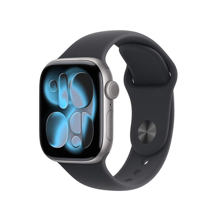 Apple Watch Series 11 (GPS + Celular) 42mm Aluminio Gris Espacial + Correa Deportiva Negra - Talla S/M Apple Watch Series 11 (GPS + Celular) 42mm Aluminio Gris Espacial + Correa Deportiva Negra - Talla S/M