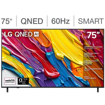 lg pantalla 75" qned 4k smart tv