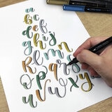 Zebra Marcador Brush Pen Colores Surtidos, Estuche 7 Pzas Zebra Marcador Brush Pen Colores Surtidos, Estuche 7 Pzas