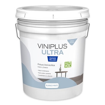 viniplus, pintura blanca viníl-acrílica, 19l