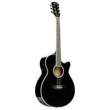 Washburn Guitarra Electroacústica Negro