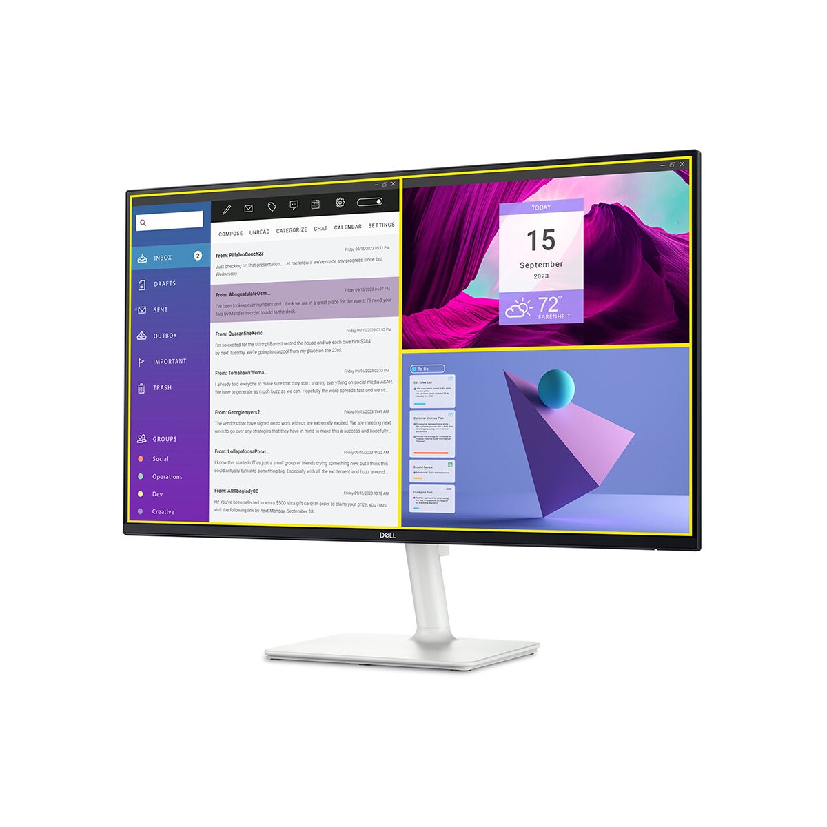 DELL Monitor 23.8" Full HD S2425H