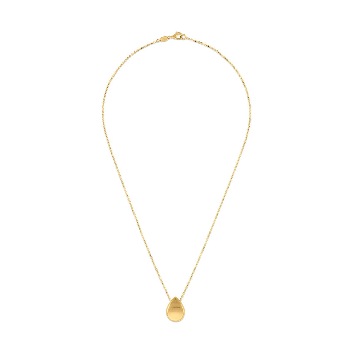 Collar, con Dije de Gota, Oro 14 K Collar, con Dije de Gota, Oro 14 K