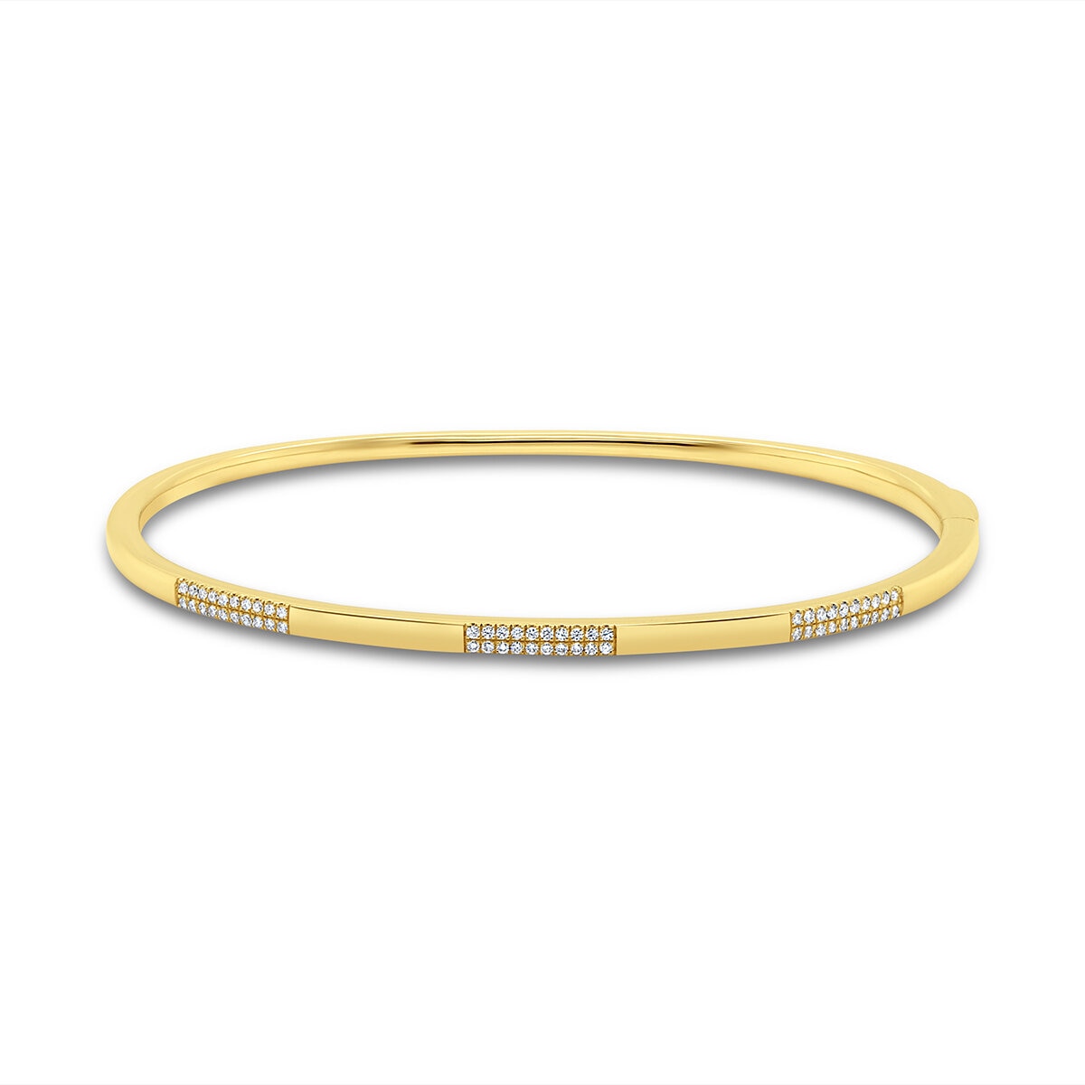 Brazalete de Diamantes 0.20ctw, Oro Amarillo de 14K