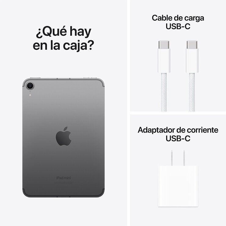Apple iPad Mini (Wi-Fi + Cellular) 128GB Gris Espacial Apple iPad Mini (Wi-Fi + Cellular) 128GB Gris Espacial