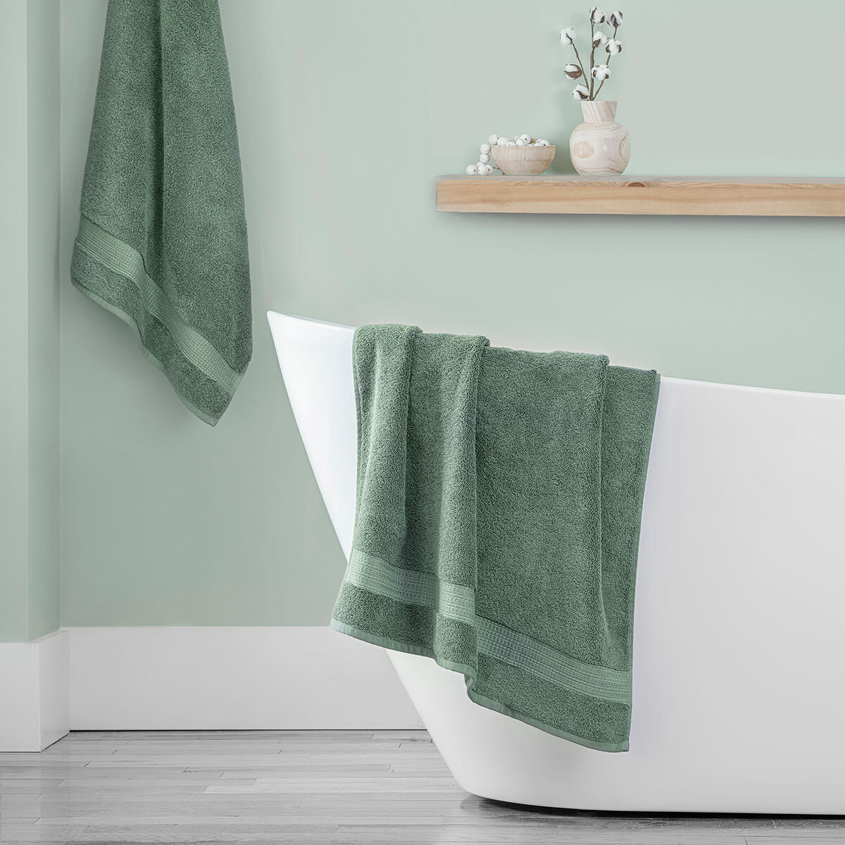 Purely Indulgent, Toalla para Baño ,Color Verde Purely Indulgent, Toalla para Baño ,Color Verde