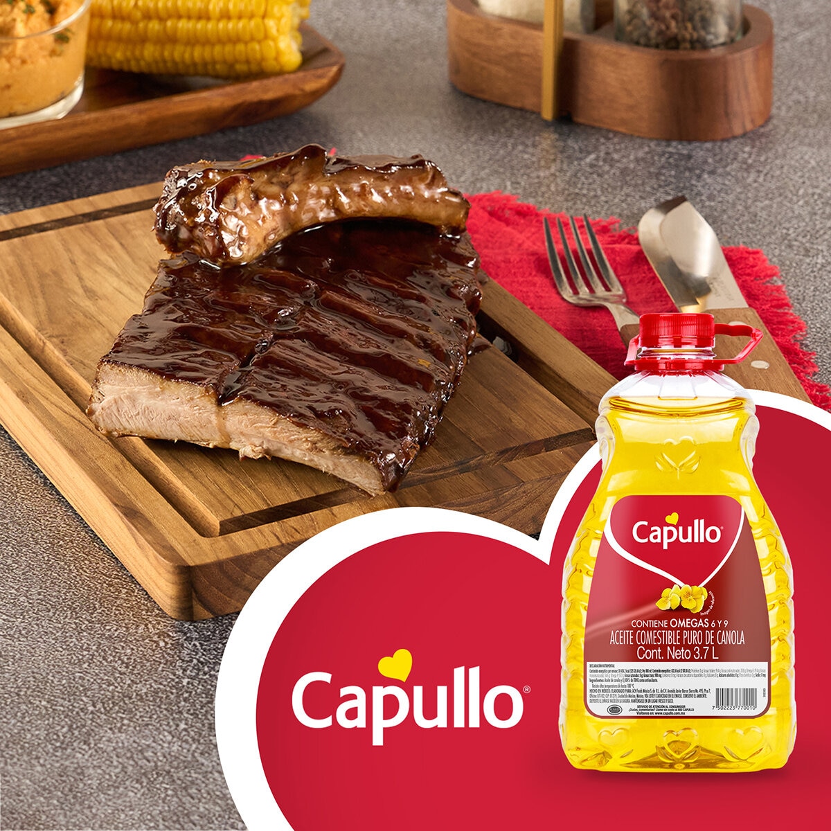 Capullo Aceite de Canola 3.7 l Capullo Aceite de Canola 3.7 l