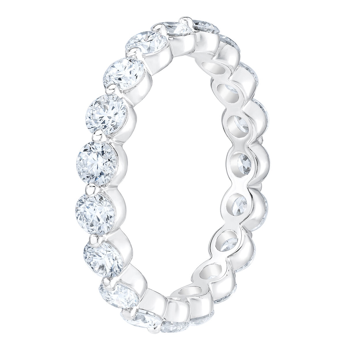 Anillo Eternidad de Diamantes 2.00ctw, Oro Blanco 14K Anillo Eternidad de Diamantes 2.00ctw, Oro Blanco 14K